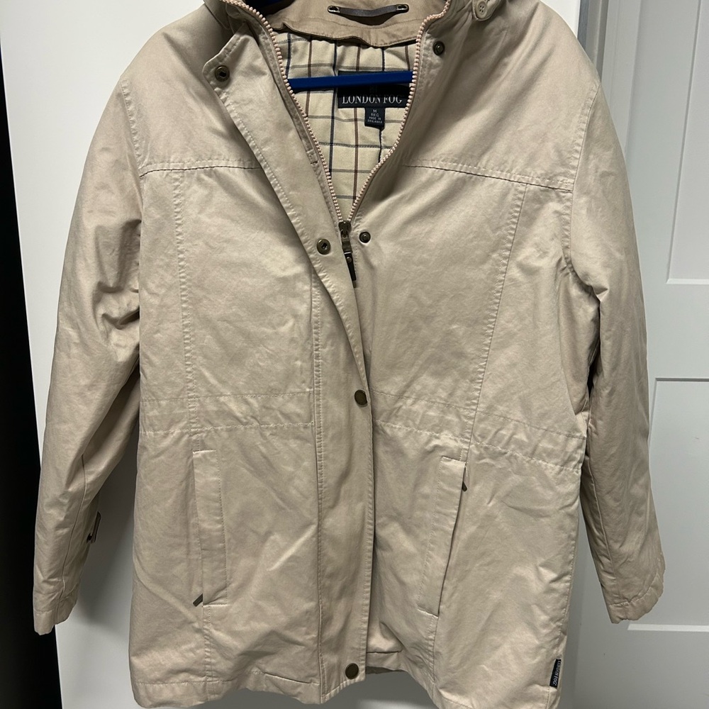 London Fog Men's Tan Raincoat